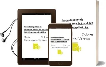 Descargar AudioLibro Proyecto Papelillos de Educación Infantil 4 Años. Libro Digital. Docente. Pdi. off Line de María Dolores Campuzano Valiente año 2010