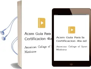 Descargar AudioLibro Acsm Guia para la Certificacion, 4Ta. ed. de American College Of Sport Medicine año 2014