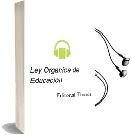 Descargar AudioLibro Ley Orgánica de Educación de Editorial Tecnos año 2014