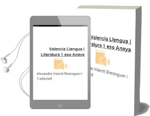 Descargar AudioLibro Valencià: Llengua i Literatura 1. Eso. Anaya de Alexandre Valentí Berenguer I Carbonell año 2015