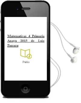 Descargar AudioLibro Matemáticas 4. Primaria. Anaya 2015 de Luis Ferrero De Pablo año 2015