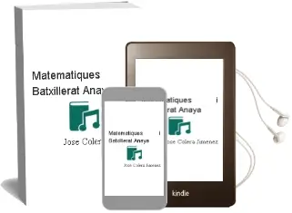 Descargar AudioLibro Matemàtiques i. Batxillerat. Anaya de José Colera Jiménez año 2015
