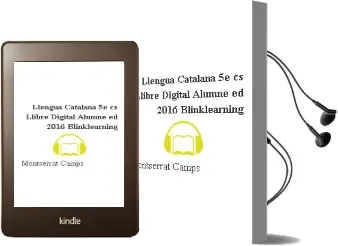 Descargar AudioLibro Llengua Catalana 5è cs. Llibre Digital Alumne (Ed. 2016) Blinklearning de Montserrat Camps año 2016