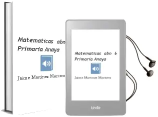 Descargar AudioLibro Matemáticas abn 6. Primaria. Anaya de Jaime Martínez Montero año 2016