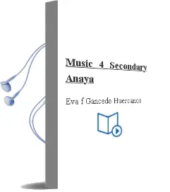 Descargar AudioLibro Music 4. Secondary. Anaya de Eva F. Gancedo Huércanos año 2016