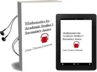 Descargar AudioLibro Mathematics for Academic Studies 3. Secondary. Anaya de José Colera Jiménez año 2016