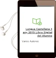 Descargar AudioLibro Lengua Castellana 3º. (Any 2015). Libro Digital del Alumno de Varios Autores año 2016